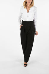 Double Pleat High Waist Pants
